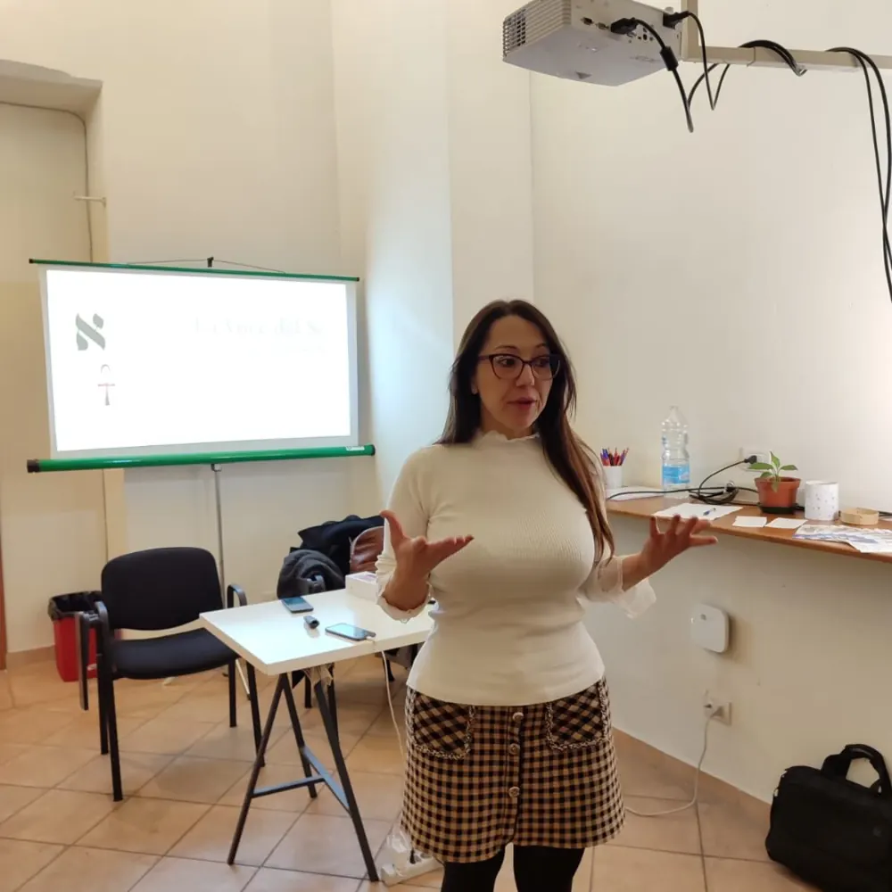 Incontro formativo in aula condotto da Cinzia Cerbino